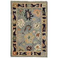New Contemporary Turkish Oushak Rug with Modern Style