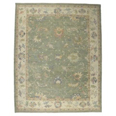 New Contemporary Turkish Oushak Rug with Modern Style