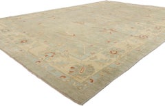 New Modern Turkish Oushak Carpet  with Traditional Style