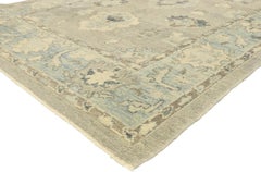 New Contemporary Turkish Oushak Rug with Modern Transitional Style
