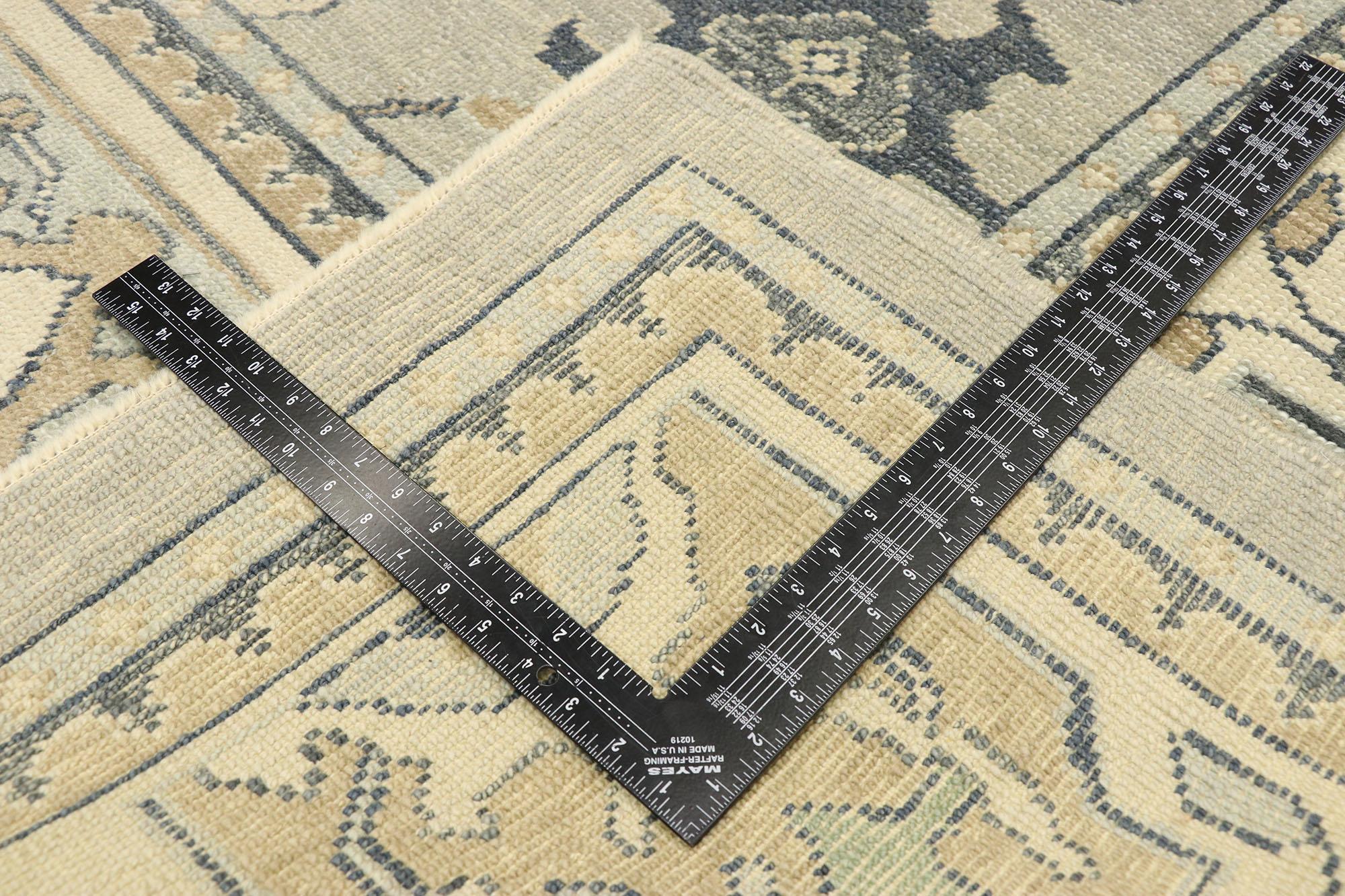 Nouveau tapis contemporain turc Oushak au style moderne et transitionnel Neuf - En vente à Dallas, TX