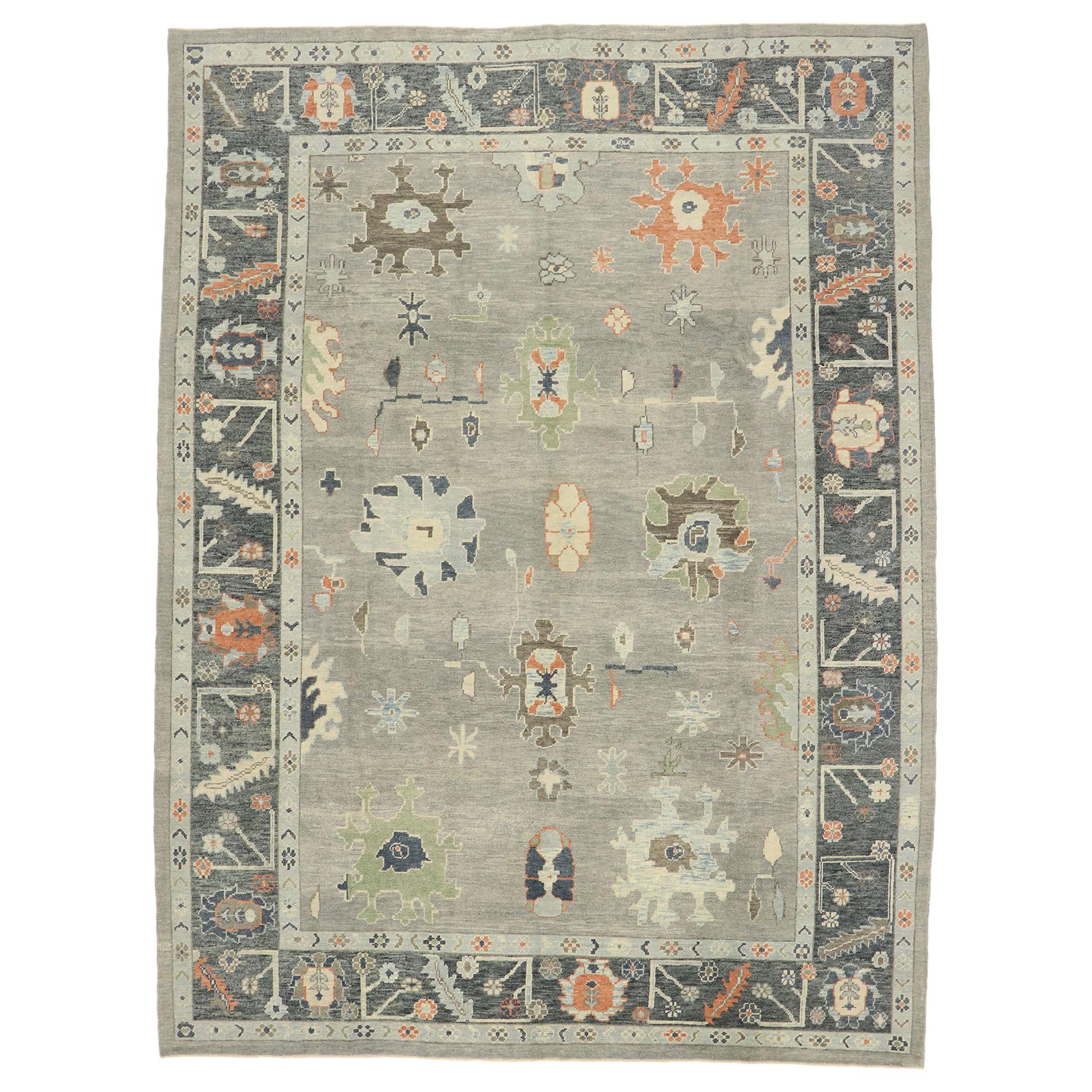 Transitional Oushak Rug