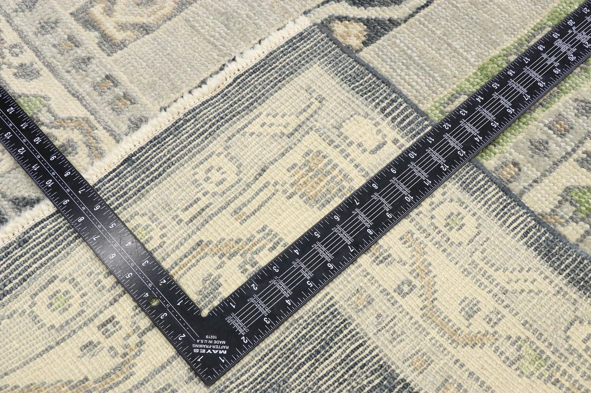 Nuovo tappeto turco Oushak contemporaneo con stile moderno e di transizione In condizioni Nuovo in vendita a Dallas, TX