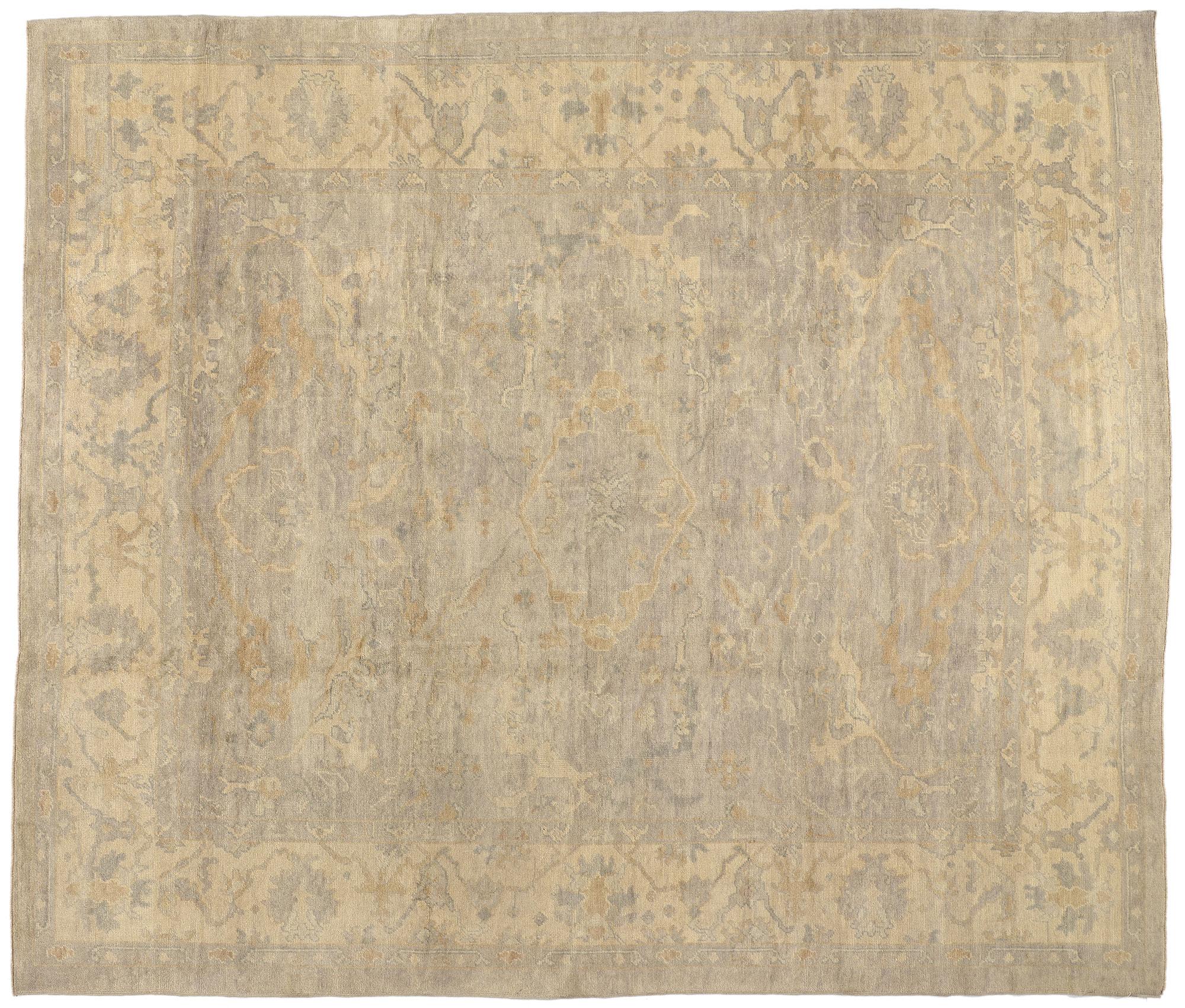 New Contemporary Turkish Oushak Rug For Sale 5