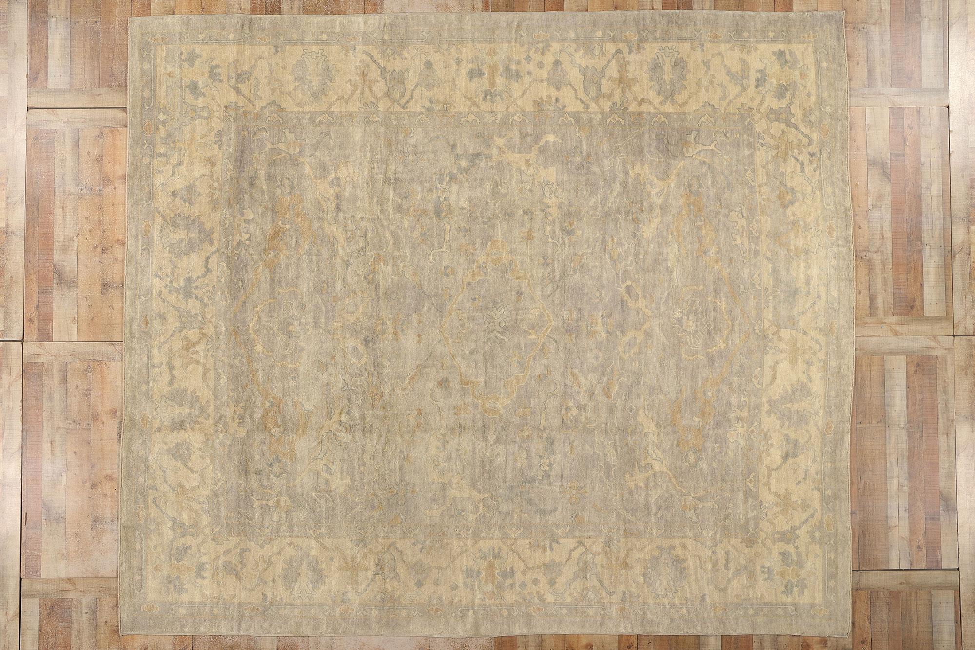 New Contemporary Turkish Oushak Rug For Sale 4