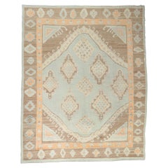New Contemporary Turkish Oushak Rug with Bohemian Tribal Style