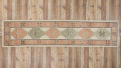 New Contemporary Turkish Oushak Runner with Modern Spanish Colonial Style