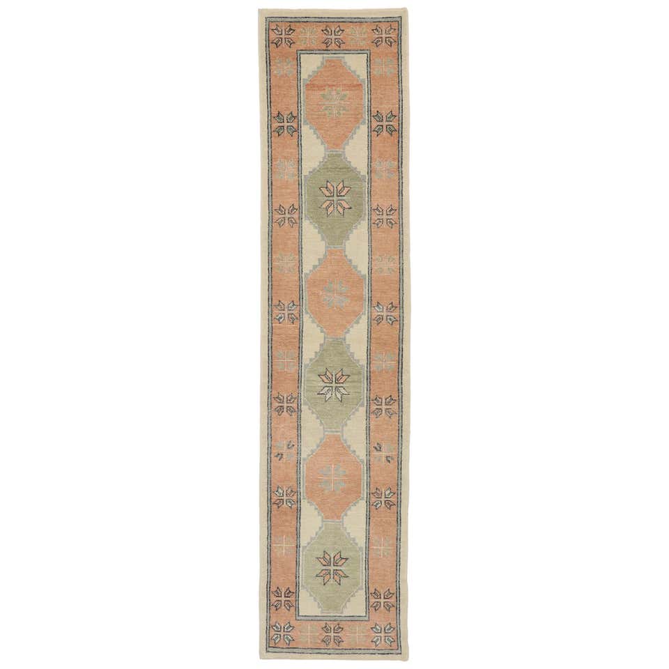 New Contemporary Turkish Oushak Rug with Modern Spanish Colonial Style ...