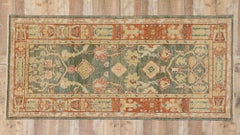 New Contemporary Turkish Oushak Runner with Modern Spanish Revival Style