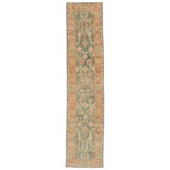 New Contemporary Turkish Oushak Runner with Modern Spanish Revival Style