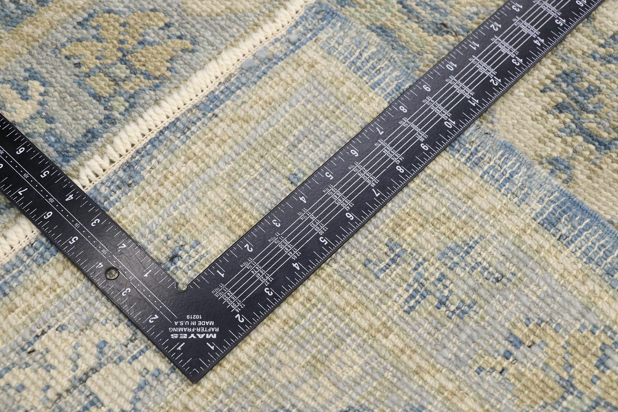 Nouveau tapis de couloir contemporain turc Oushak de style moderne Neuf - En vente à Dallas, TX