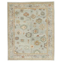 New Contemporary Turkish Turkish Oushak Rug with Modern Transitional Style