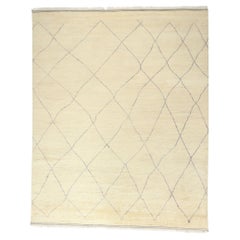 New Contemporary Wabi-Sabi Moroccan Wool Rug, 11'11 x 14'10