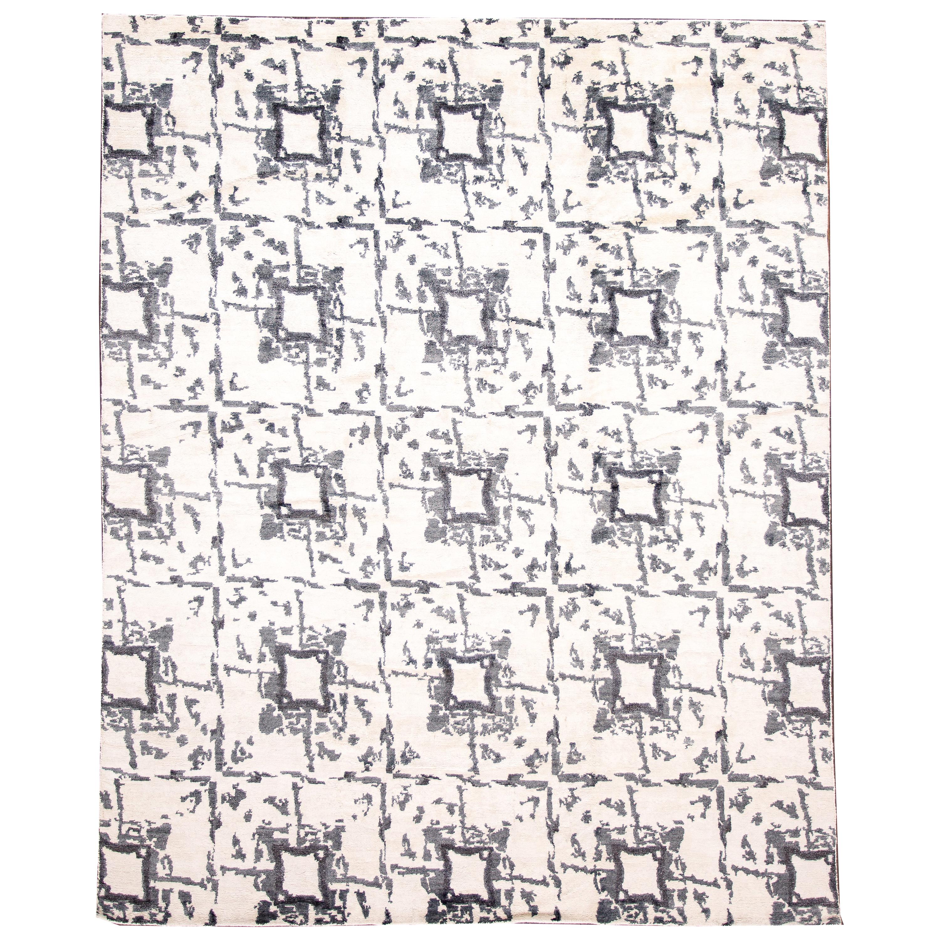 Rug of Wool and Silk at 1stDibs