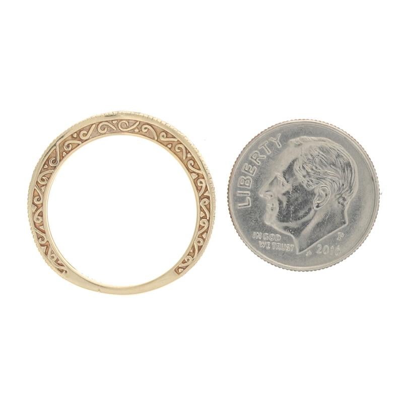 Women's Contoured Diamond Wedding Band 14k Yellow Gold Ring Guard .22ctw