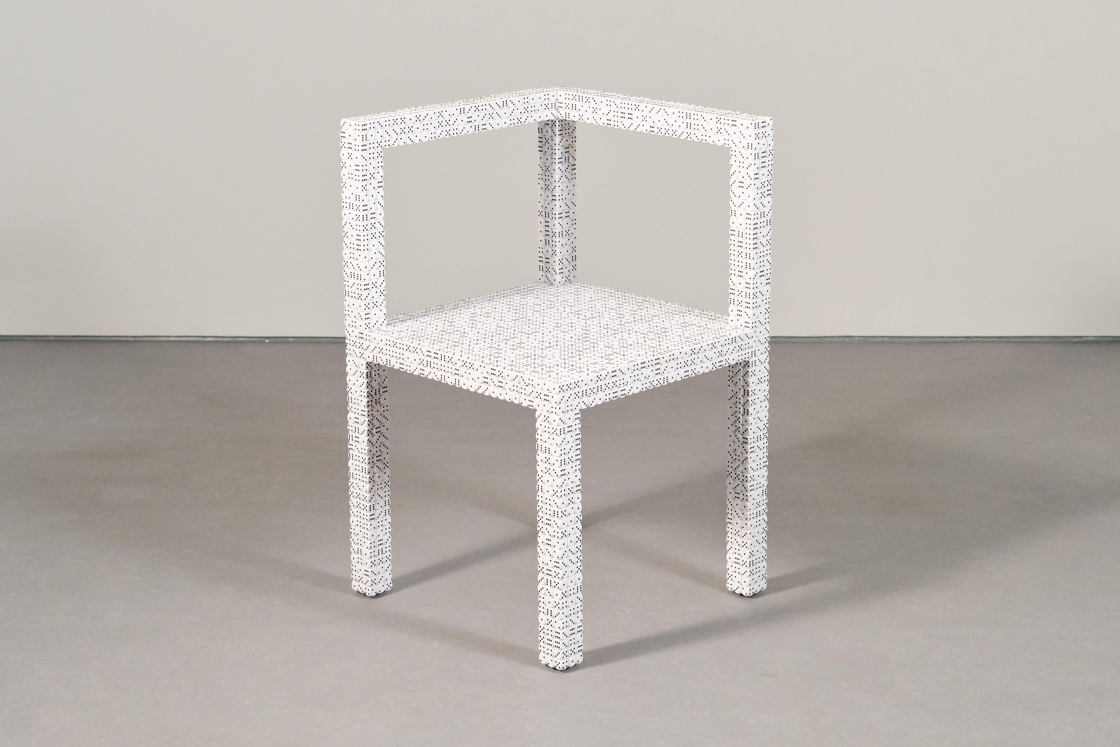 Acier inoxydable Nouveau fauteuil d'angle fabriqué à la main avec le cadran 3527 en vente