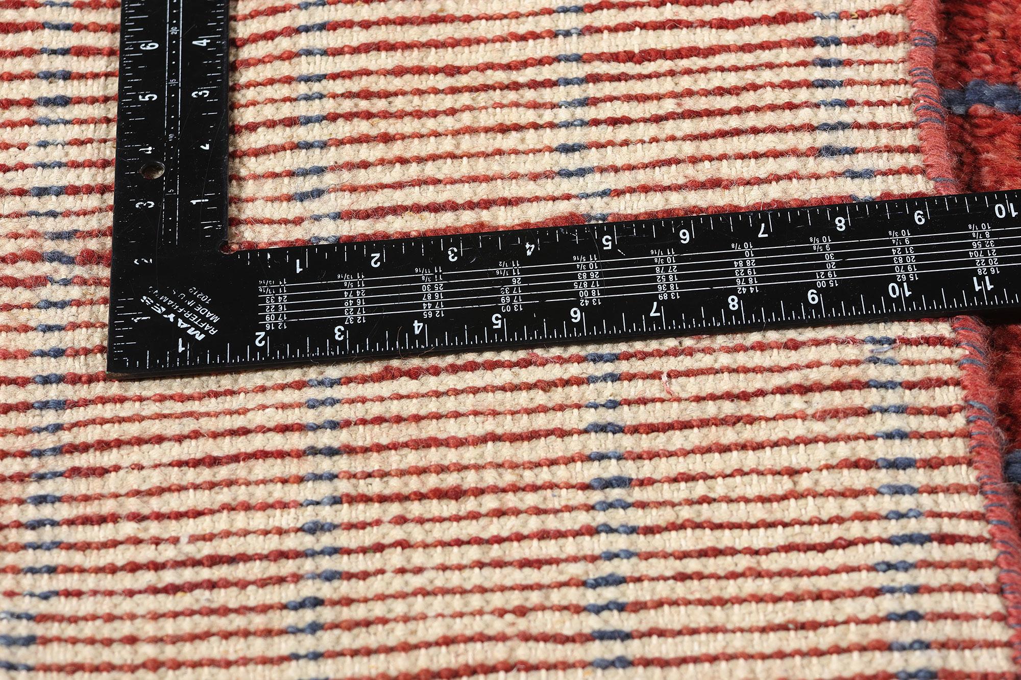 New Crimson Enchantment Contemporary Abstract Moroccan Rug In New Condition For Sale In Dallas, TX