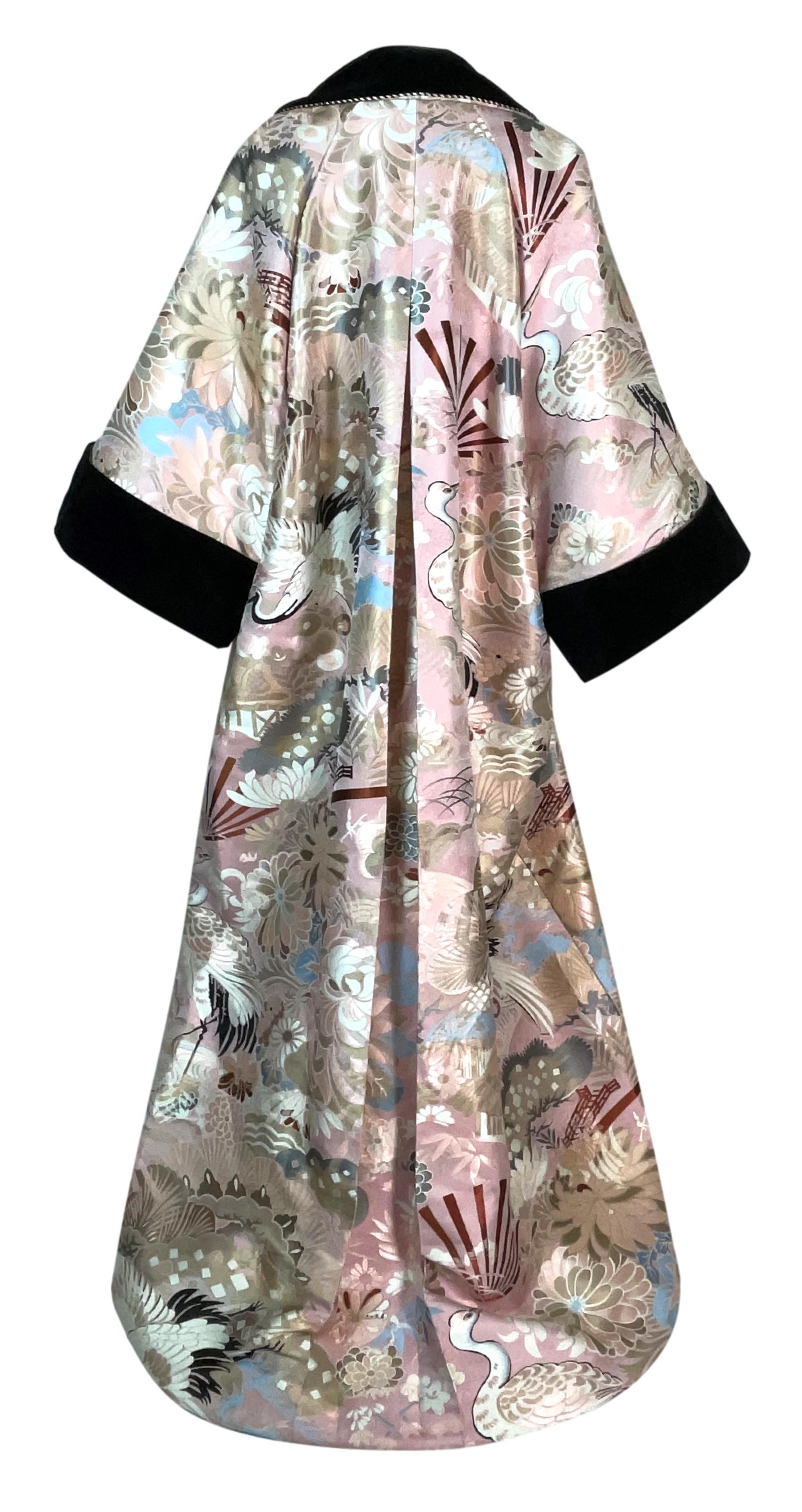 extra long kimono robe