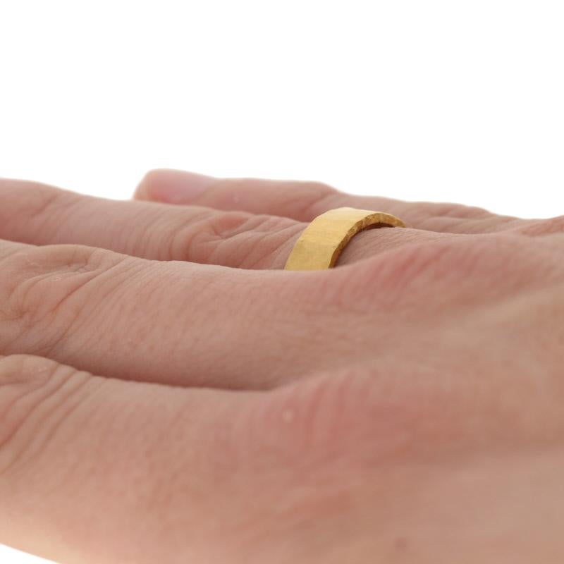 24k gold mens wedding band