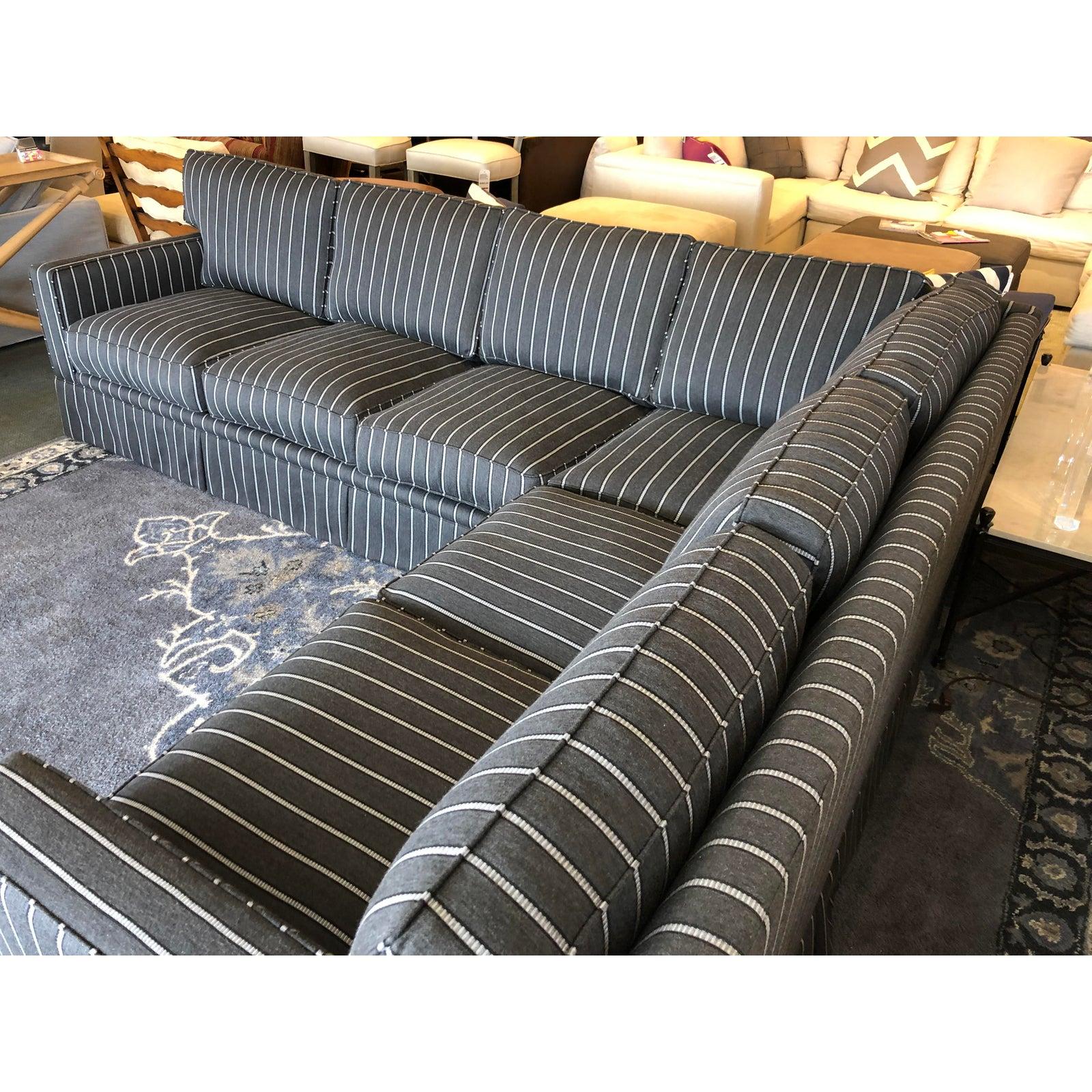 Contemporary Custom Jasper Sectional by California Sofa For Sale