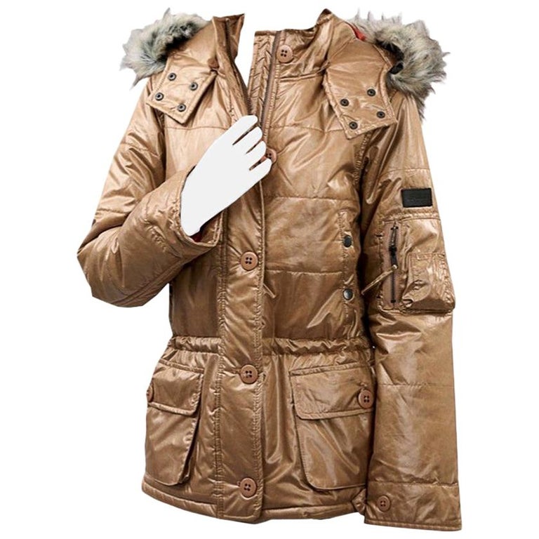 New Da-Nang Detachable Hood Puffer Jacket  For Sale
