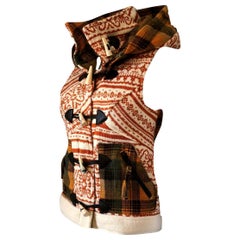 New Da-Nang Knit Wool Vest With Detachable Hood $486