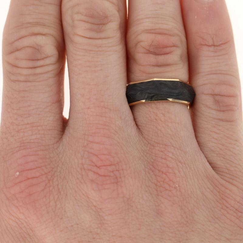 david yurman forged carbon band ring