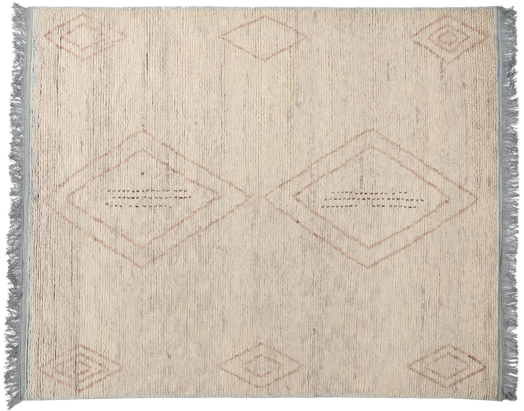 New Desert Dreamscapes Modern Moroccan Rug, 08'04 x 10'03 For Sale 2
