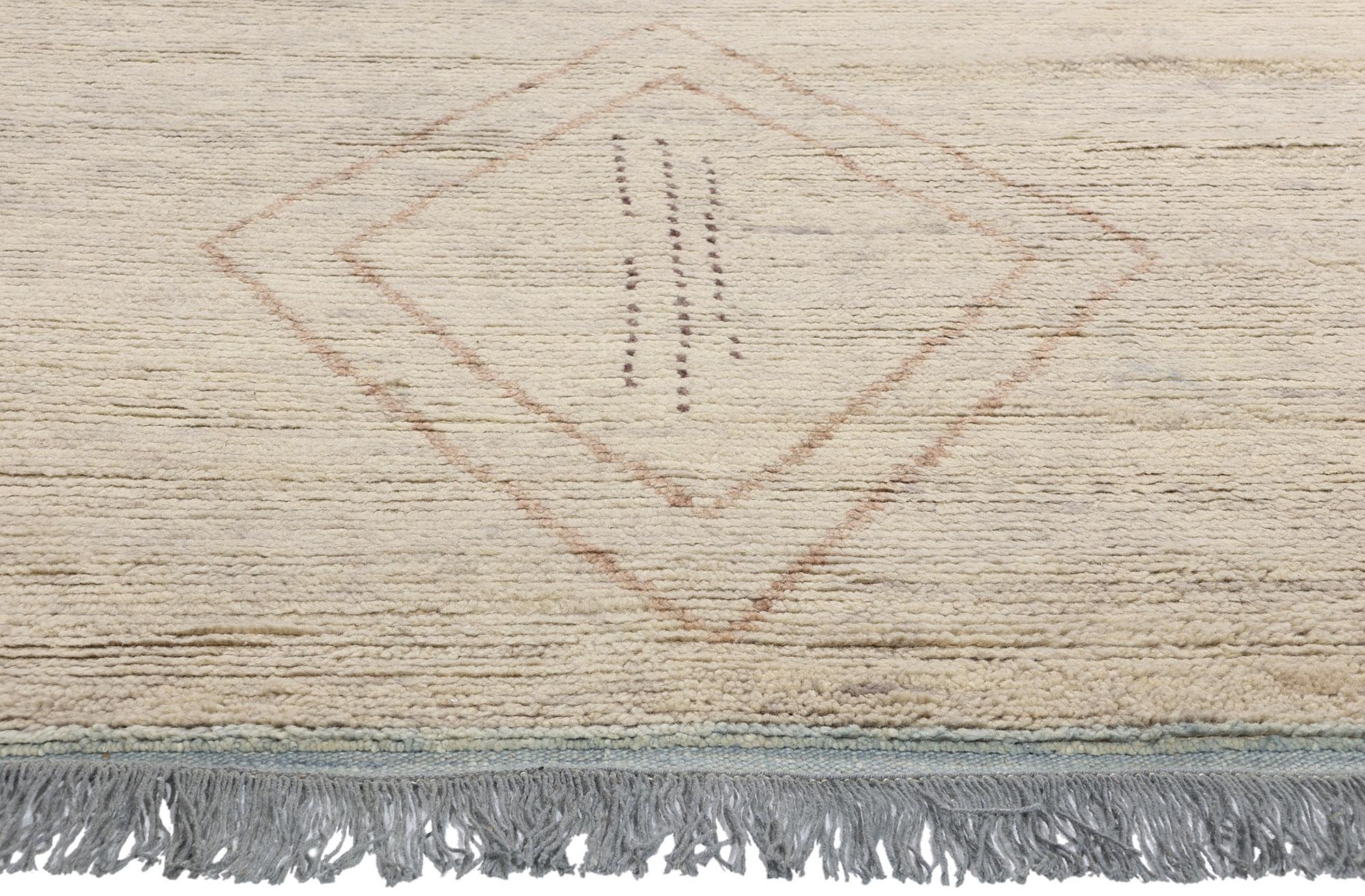 Indian New Desert Dreamscapes Modern Moroccan Rug, 08'04 x 10'03 For Sale