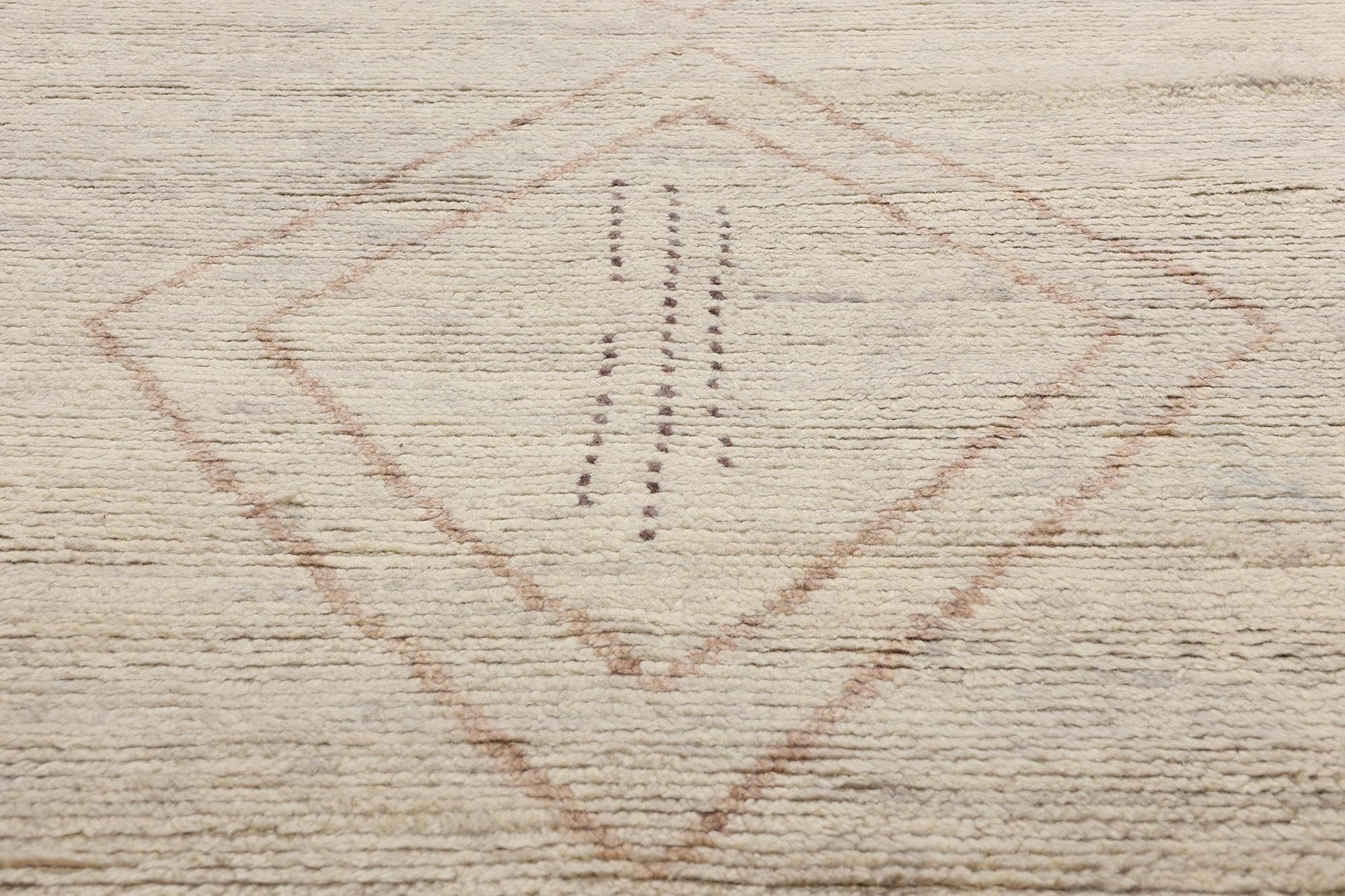 Hand-Knotted New Desert Dreamscapes Modern Moroccan Rug, 08'04 x 10'03 For Sale