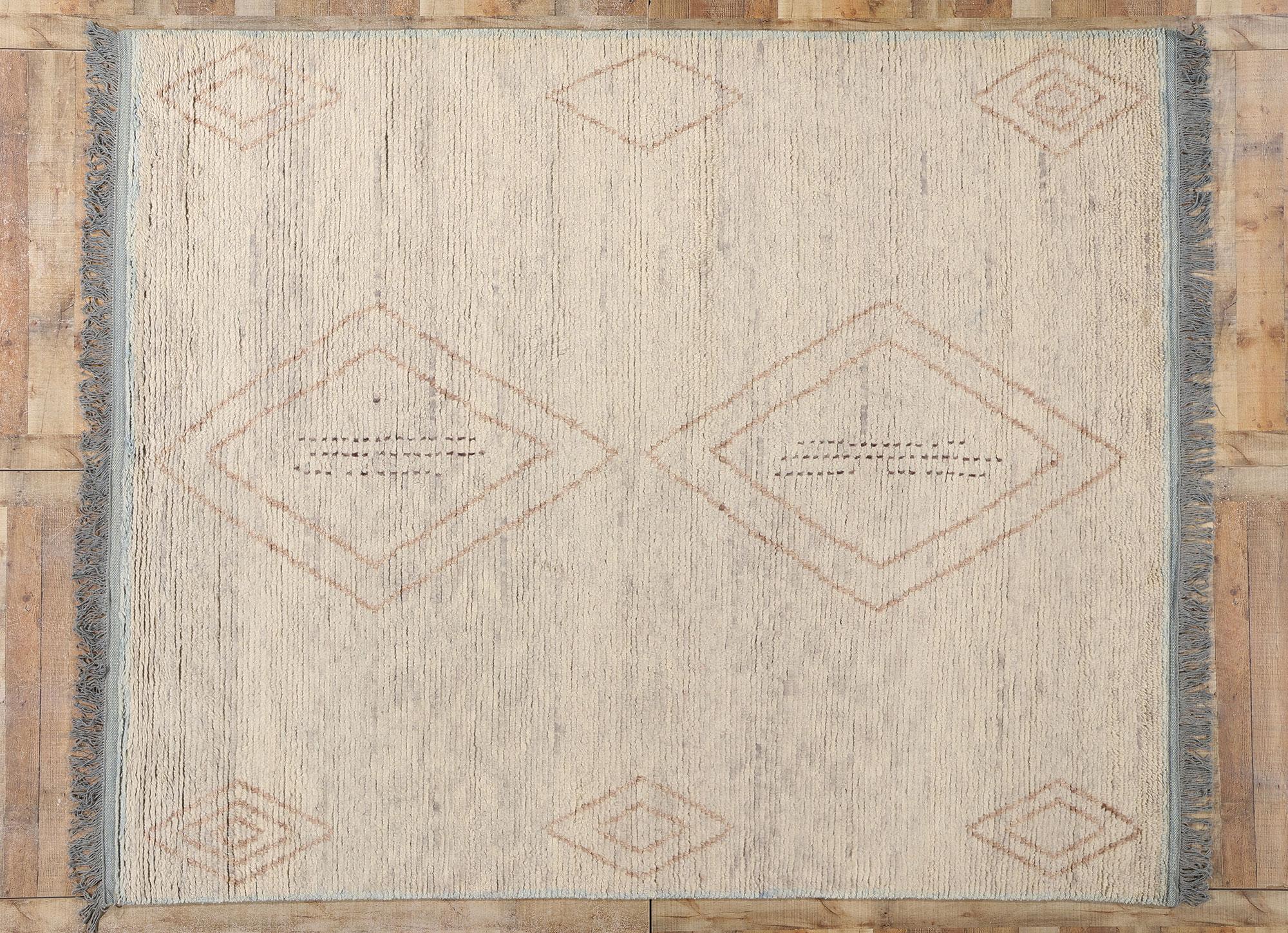 New Desert Dreamscapes Modern Moroccan Rug, 08'04 x 10'03 For Sale 1