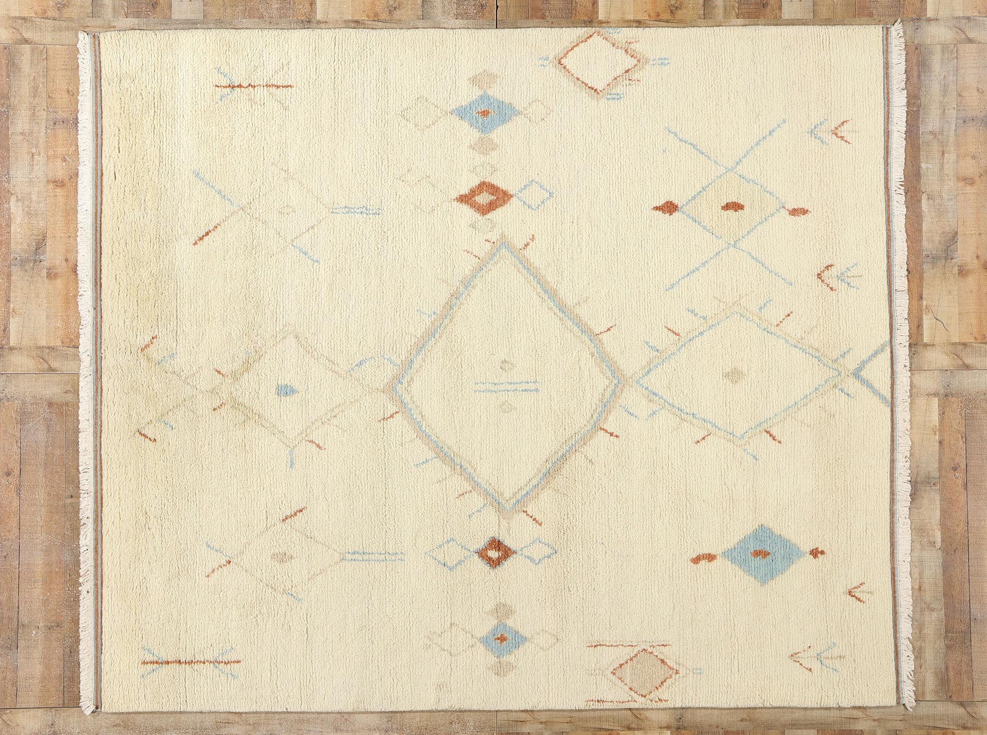 Tappeto marocchino moderno New Desert Harmony, 08'04 x 09'10 in vendita 1