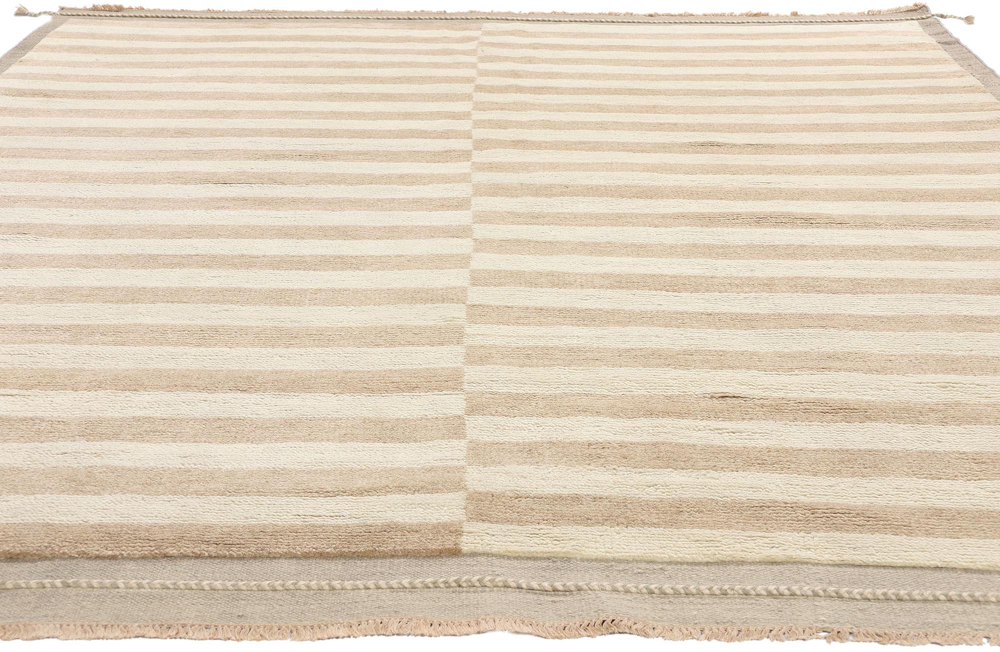 Bohème Nouveau tapis marocain moderne et organique avec lignes du désert en vente