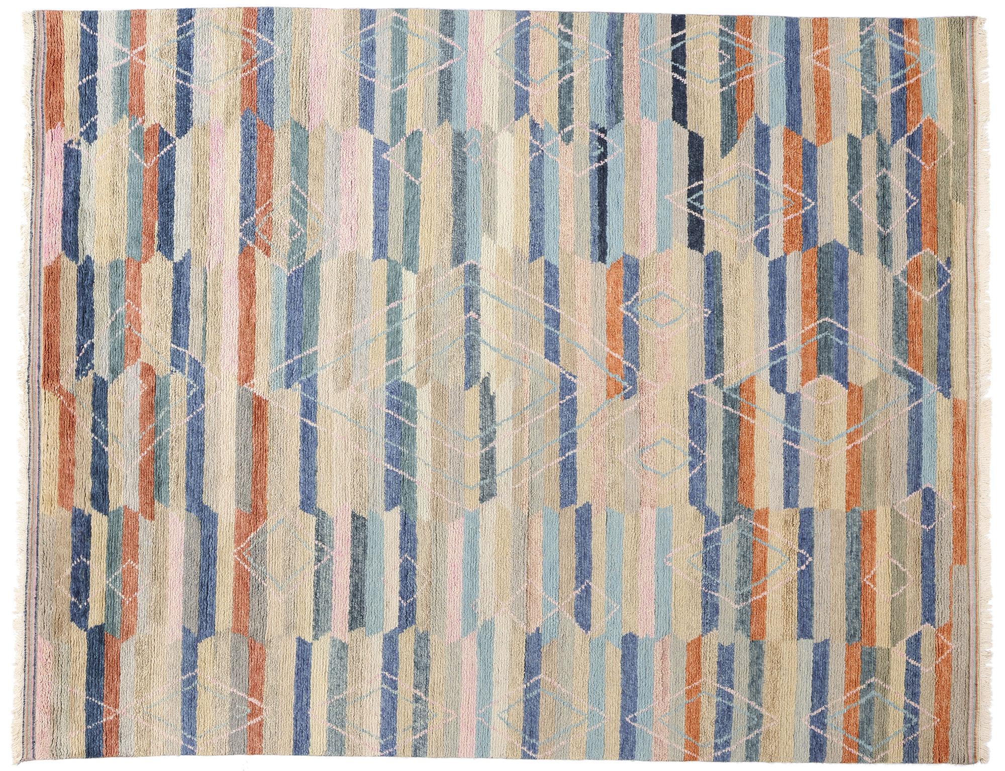 Nouveau tapis marocain moderne Spectrum, 09'06 x 12'00 en vente 2