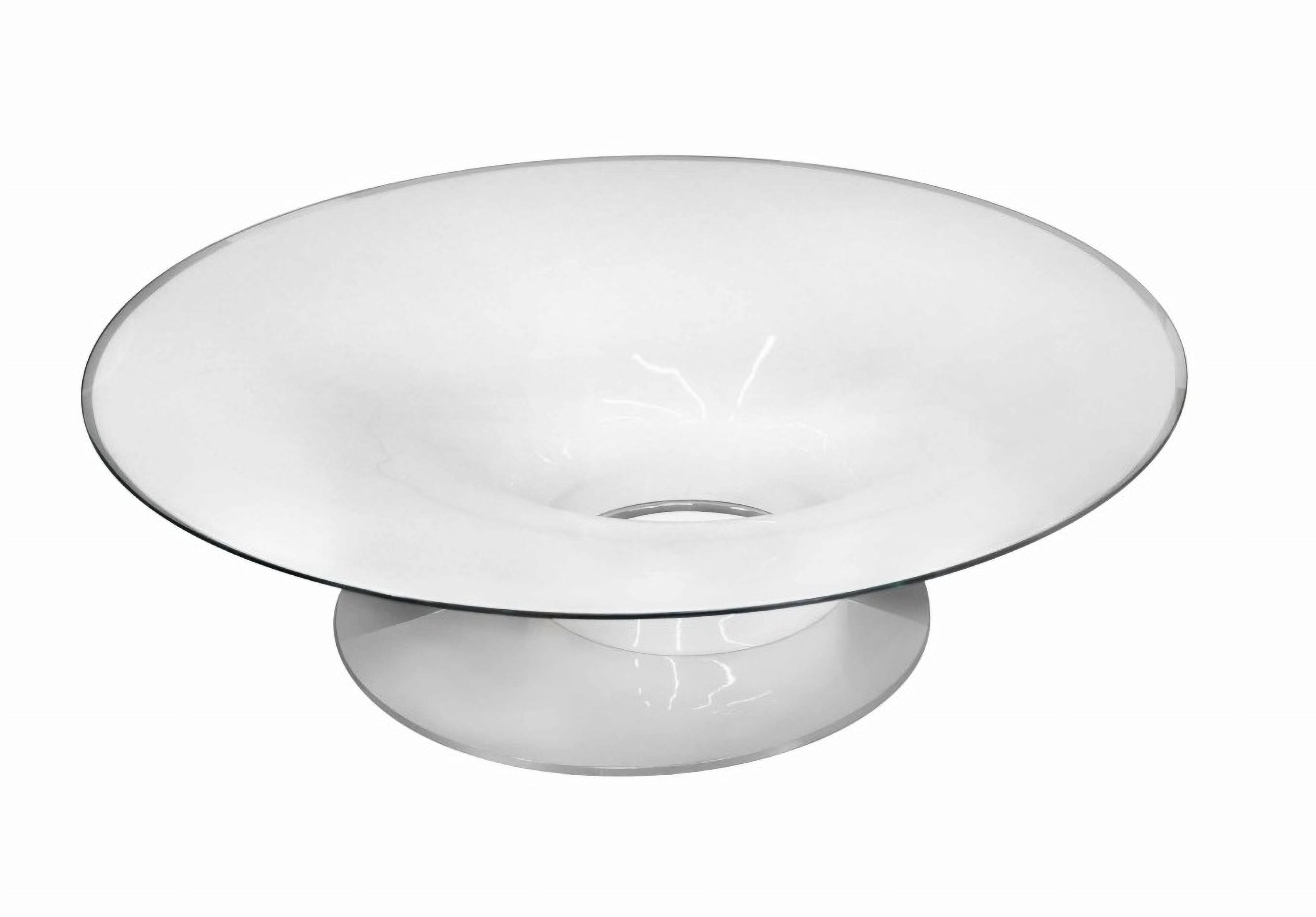 Portuguese New Design Coffee Table in Lacquered White High Gloss For Sale