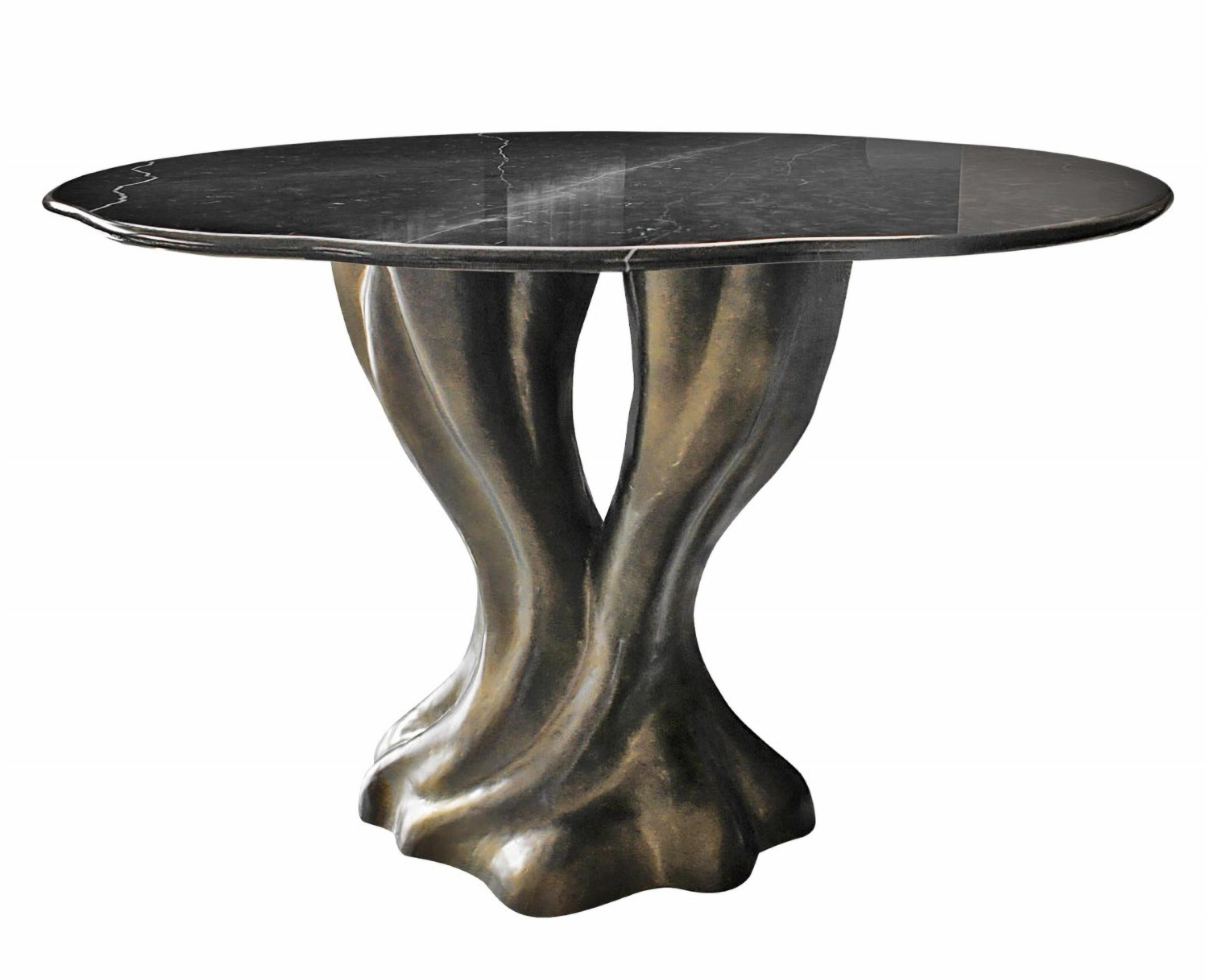 Dining table

General information

Dimensions (cm): Ø120 x 75
Dimensions (in): Ø47.2 x 29.5
seats: 4 a 6

Materials and colors

Top: black silk marble;
Base: resin reinforced with fiberglass finished in bronze color.




