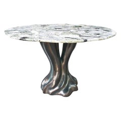 New Design Dining Table in Jade Marble 4 / 6 Persons