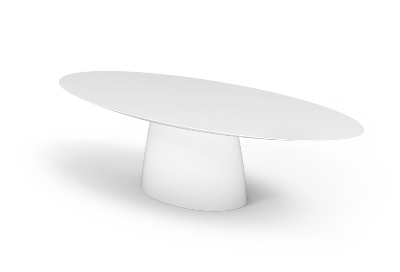 Portuguese New Design Dining Table in White Matte Suitable for Outdoor