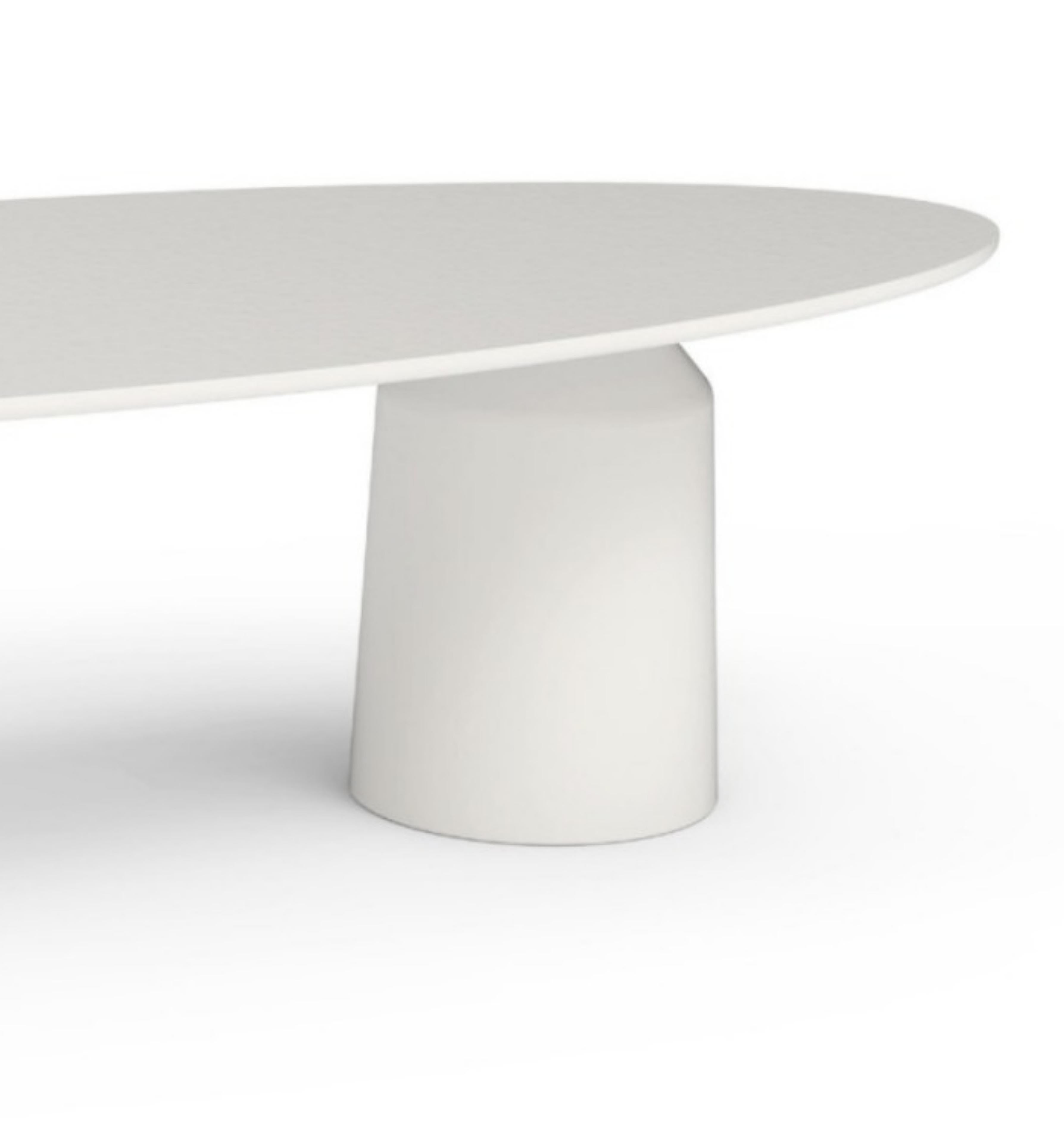 SUMMER 2024
Dining table.
The dining table is designed to elevate your outdoor dining experience. With its clean and minimalist design, featuring a round top and base, it exudes elegance and style. Crafted with durable materials, it is built to
