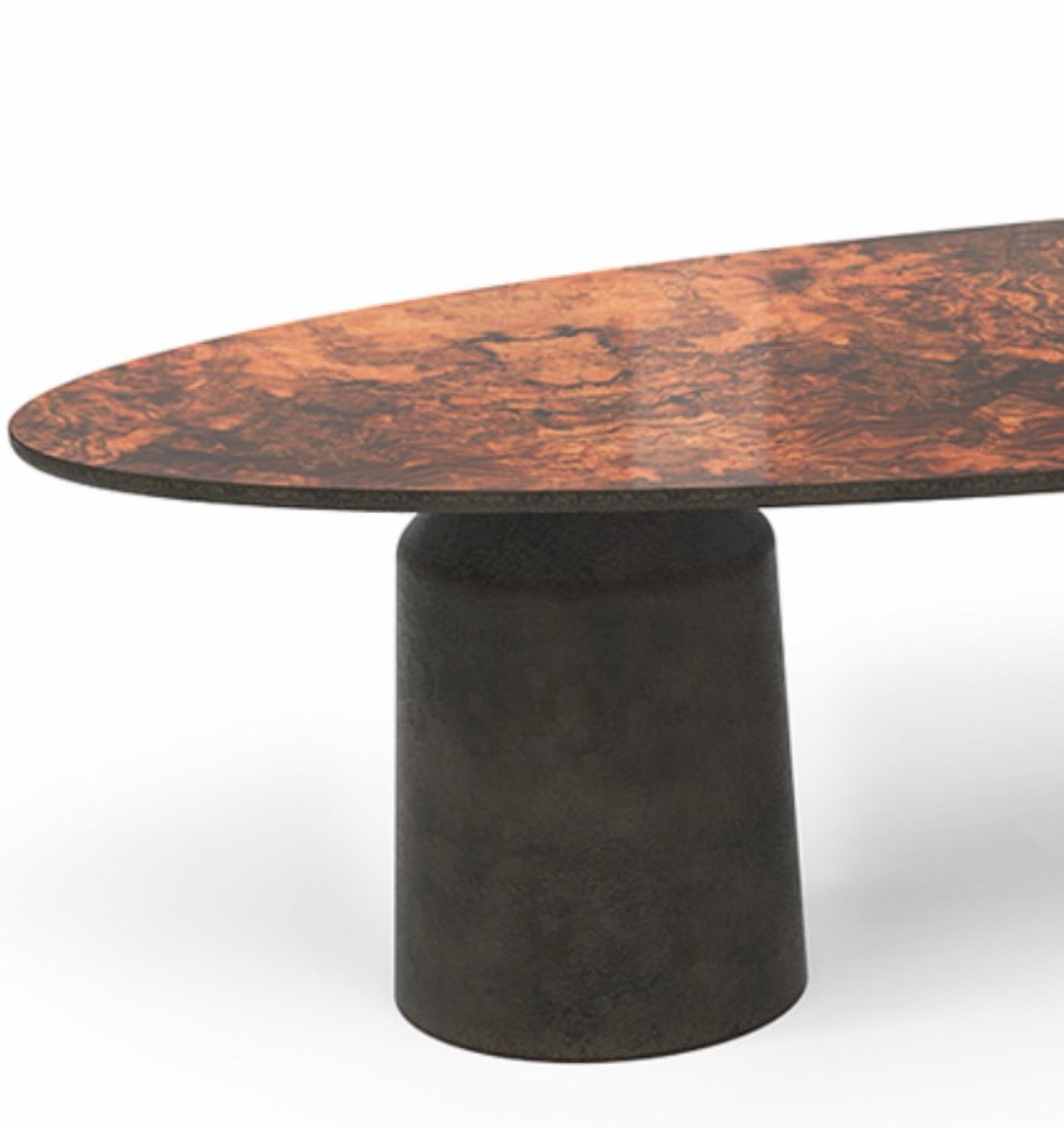 Portugais Table de salle à manger New Design en bois mat adaptée à l'extérieur en vente