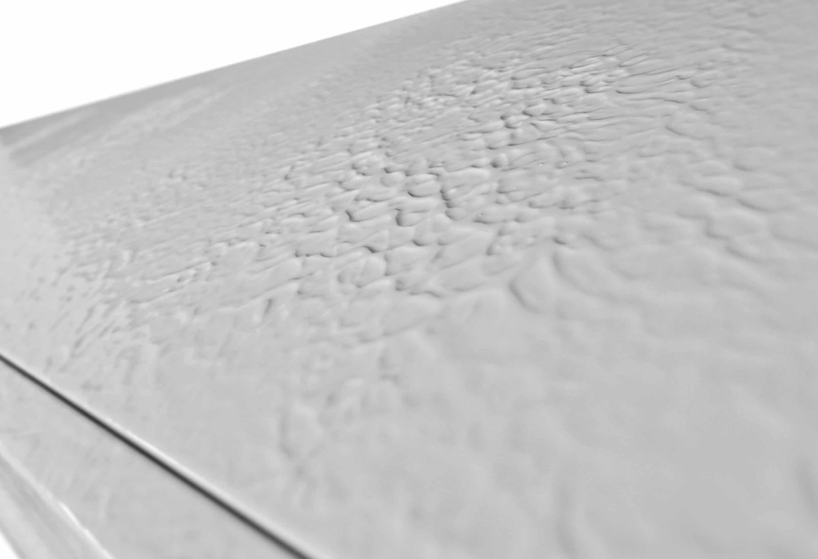 New Design-Sideboard aus Holz in Weiß in Hochglanz aus weißem Hochglanz (Moderne) im Angebot