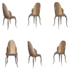 New Design Taller Chair in Aged Gold Color