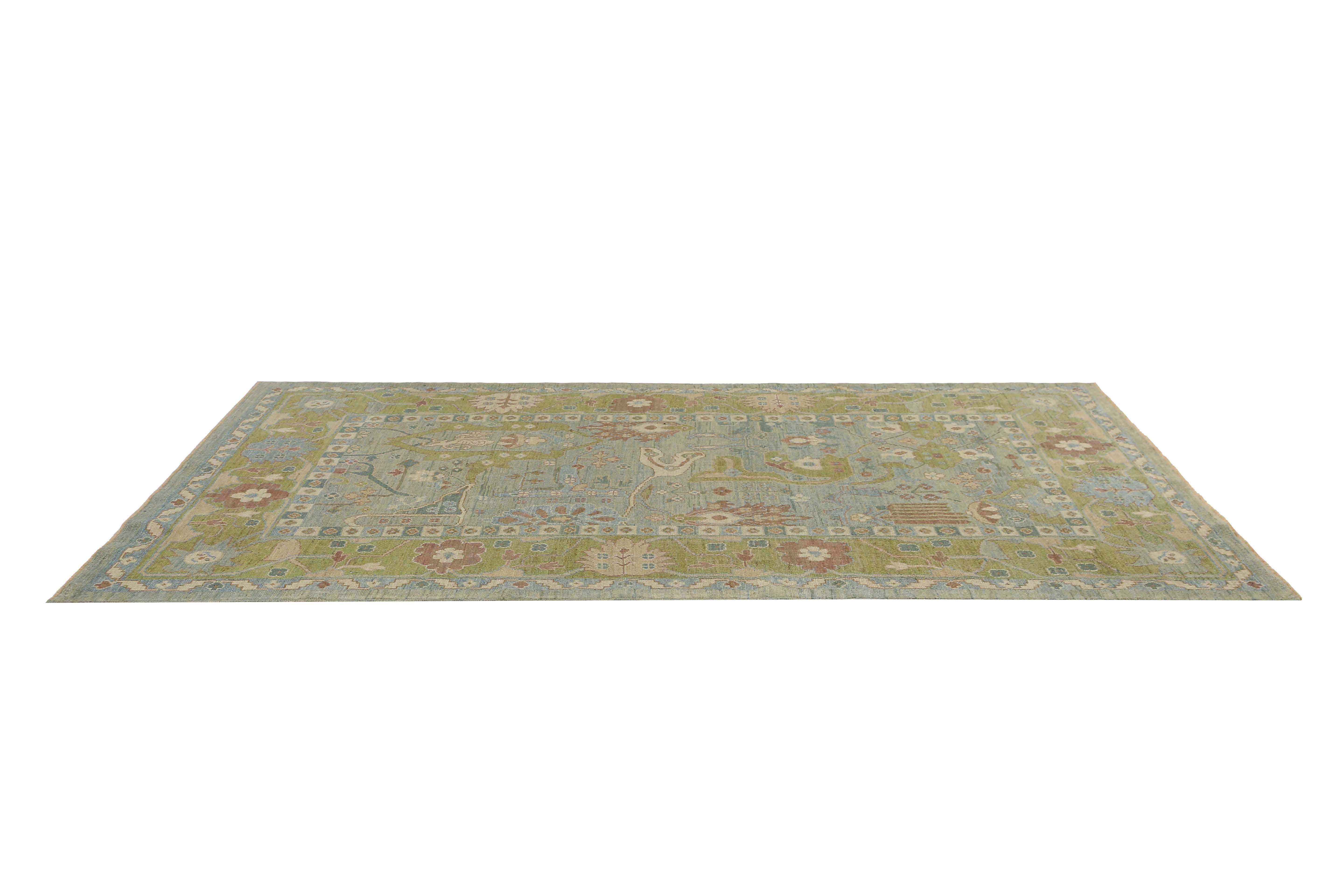 Türkischer Sultanabad-Teppich im neuen Design im Zustand „Neu“ im Angebot in Dallas, TX