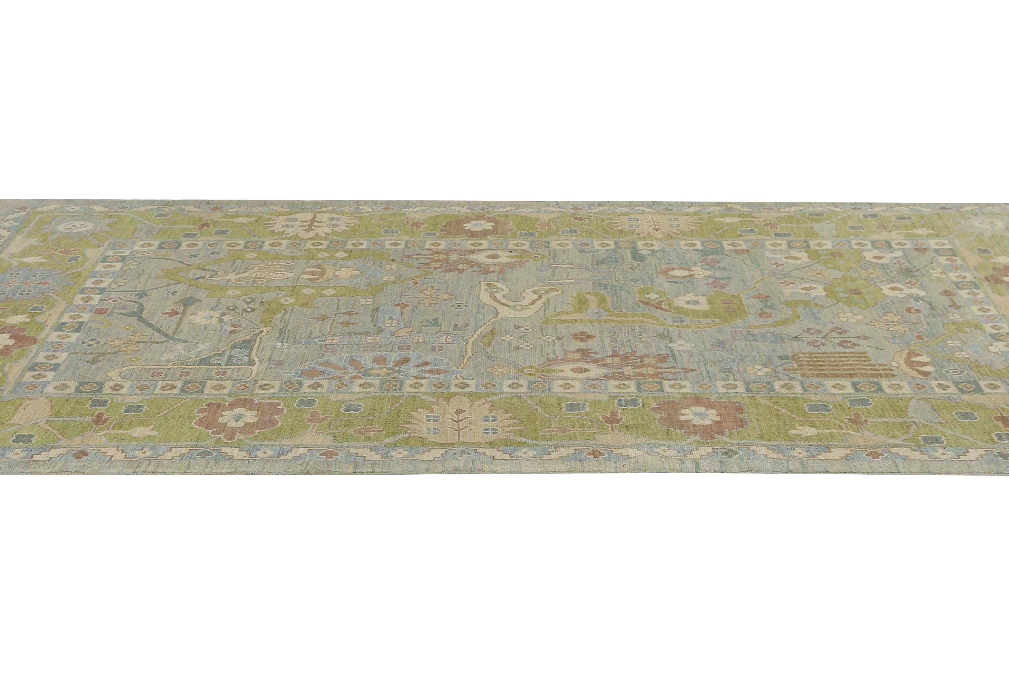 Türkischer Sultanabad-Teppich im neuen Design im Angebot 3