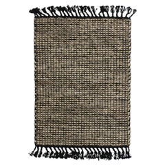 New Dhurrie Flat-Weave Kilim Rug with Modern Lake House Style, Custom Area Rug