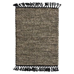 New Dhurrie Flat-Weave Kilim Rug with Modern Lake House Style, Custom Area Rug