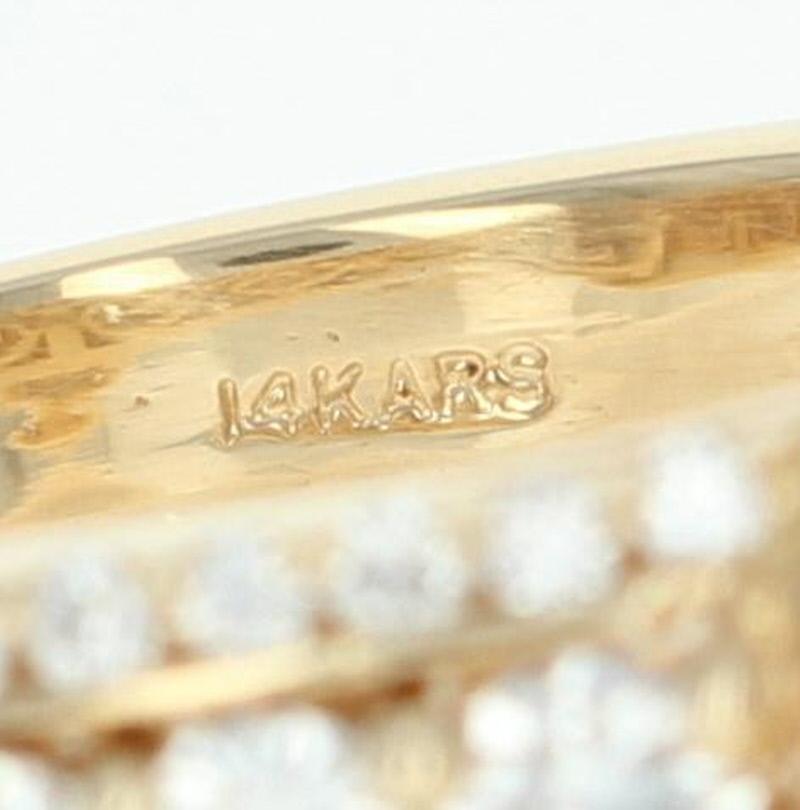 Diamond Engagement Ring, 14 Karat Yellow Gold Halo 1.35 Carat 3