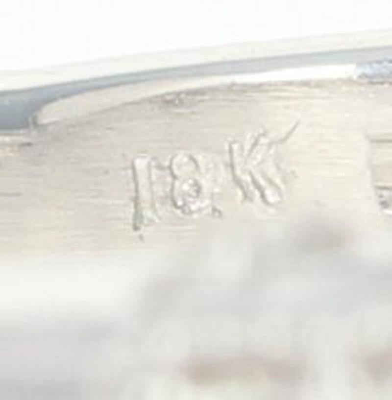 Women's Diamond Engagement Ring, 18 Karat Gold Three-Stone GIA VVS1 Princess 1.95 Carat