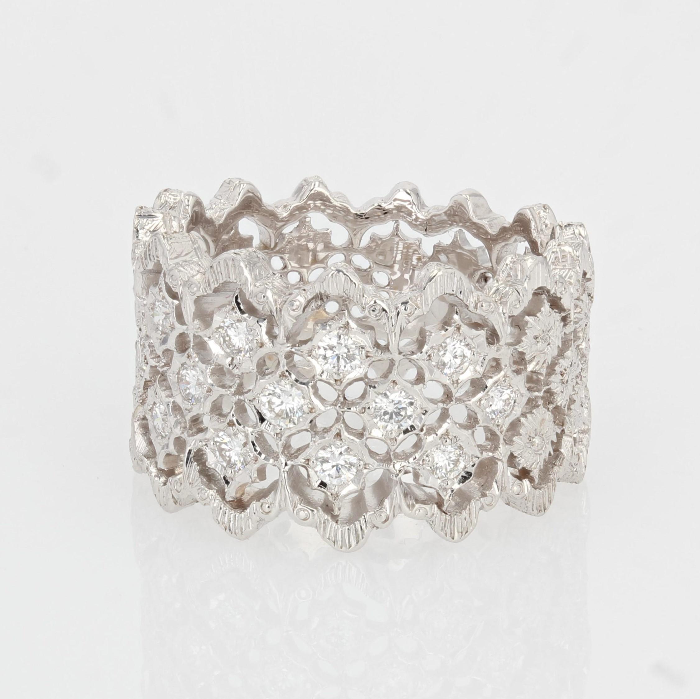 New Diamond Gold Filigree Ring 2