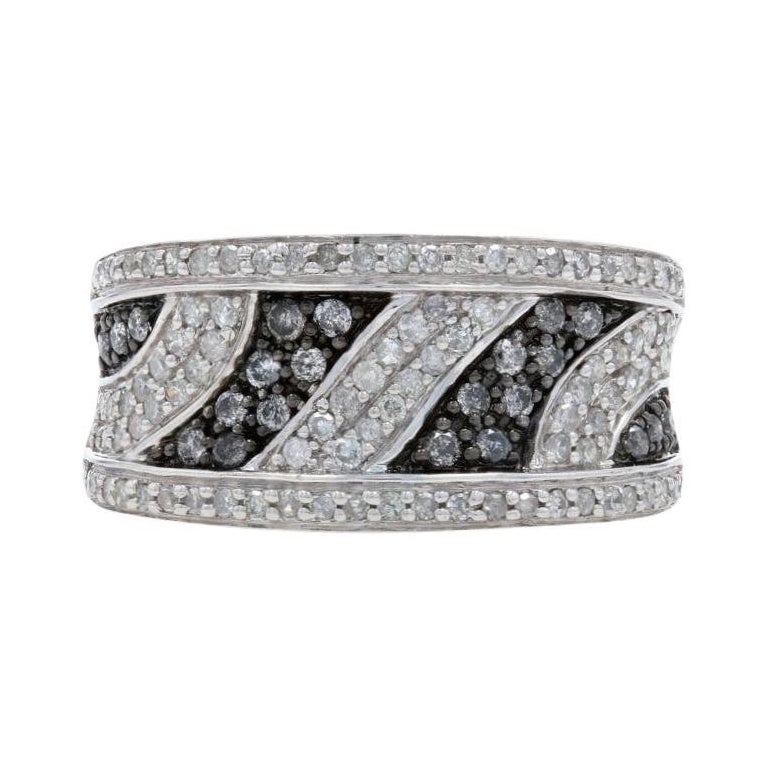 Nuovo anello con diamante, regalo da donna in argento Sterling 1.00ctw